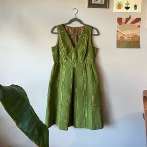 Vintage Psychedelic V-Neck Dress